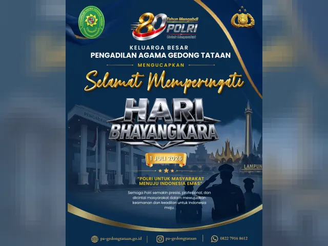 Kartu ucapan Pengadilan Agama Gedong Tataan (foto 6 dari 78)