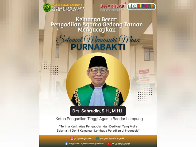 Kartu ucapan Pengadilan Agama Gedong Tataan (foto 17 dari 78)