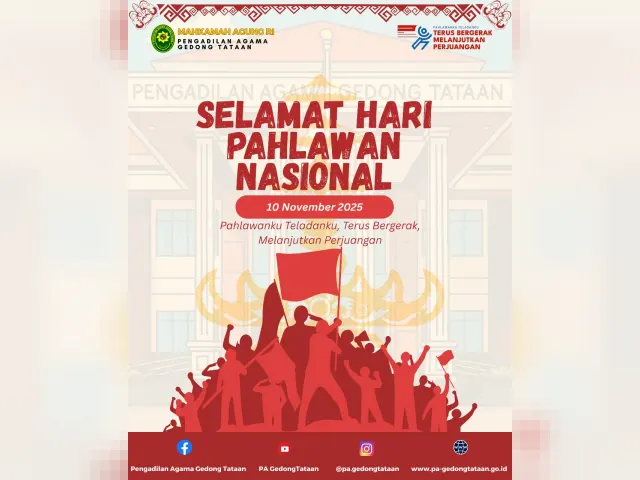 Kartu ucapan Pengadilan Agama Gedong Tataan (foto 21 dari 73)