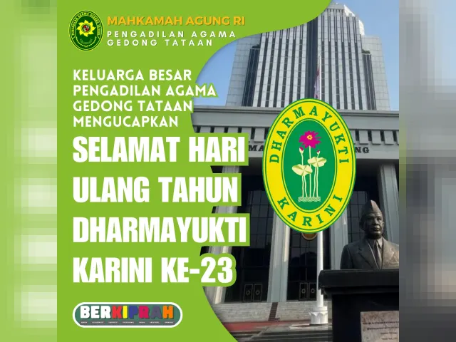 Kartu ucapan Pengadilan Agama Gedong Tataan (foto 27 dari 73)
