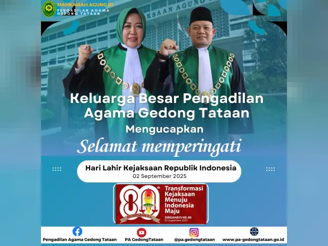 Kartu ucapan Pengadilan Agama Gedong Tataan (foto 31 dari 73)