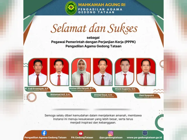 Kartu ucapan Pengadilan Agama Gedong Tataan (foto 37 dari 78)