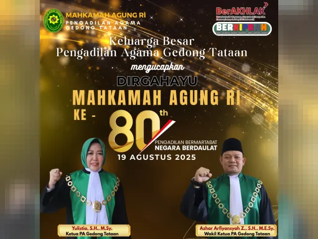 Kartu ucapan Pengadilan Agama Gedong Tataan (foto 40 dari 78)