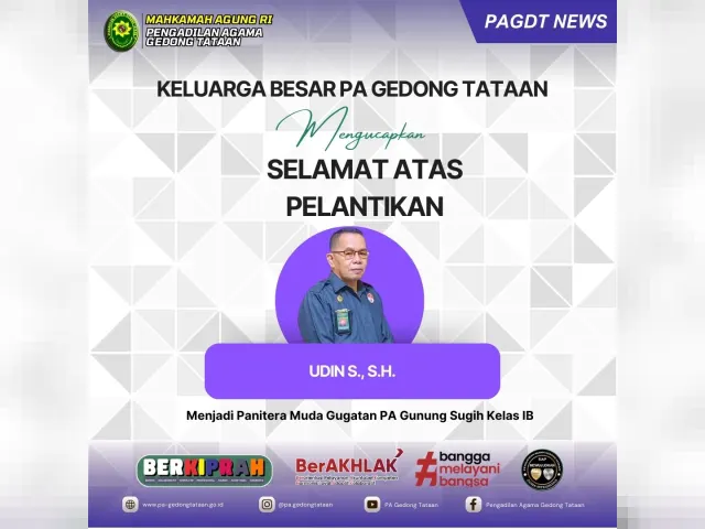 Kartu ucapan Pengadilan Agama Gedong Tataan (foto 54 dari 78)
