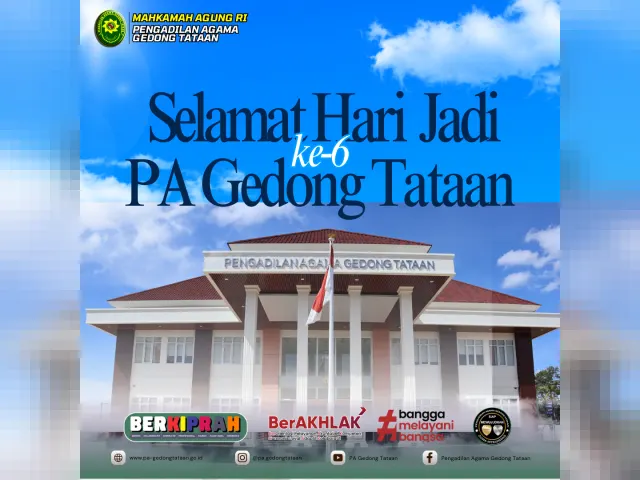Kartu ucapan Pengadilan Agama Gedong Tataan (foto 58 dari 78)