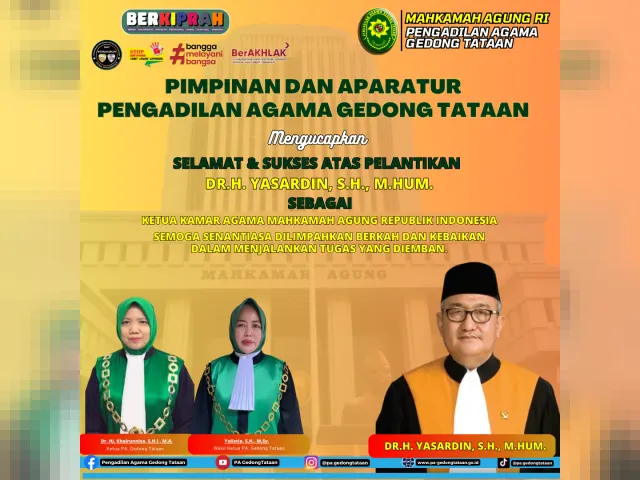 Kartu ucapan Pengadilan Agama Gedong Tataan (foto 64 dari 78)