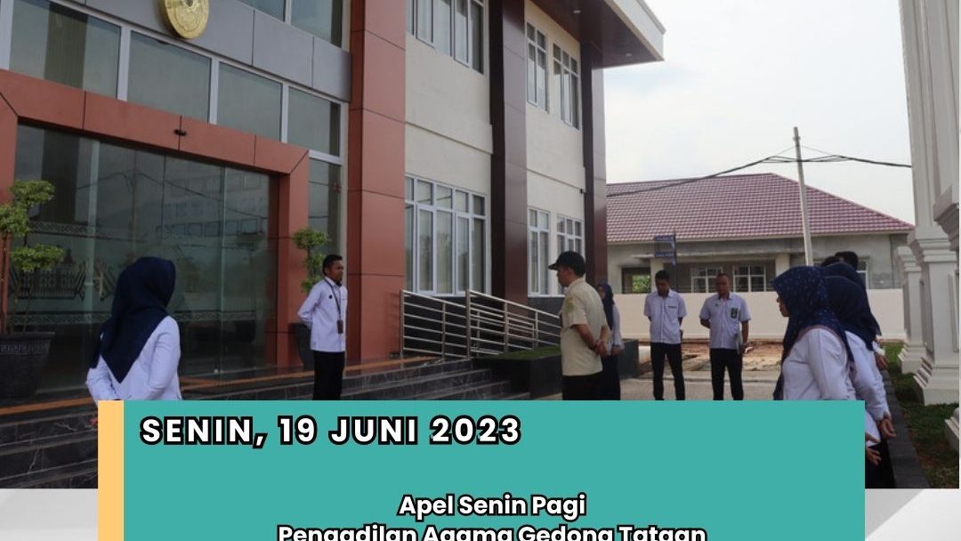 Apel Senin Pagi PA Gedong Tataan
