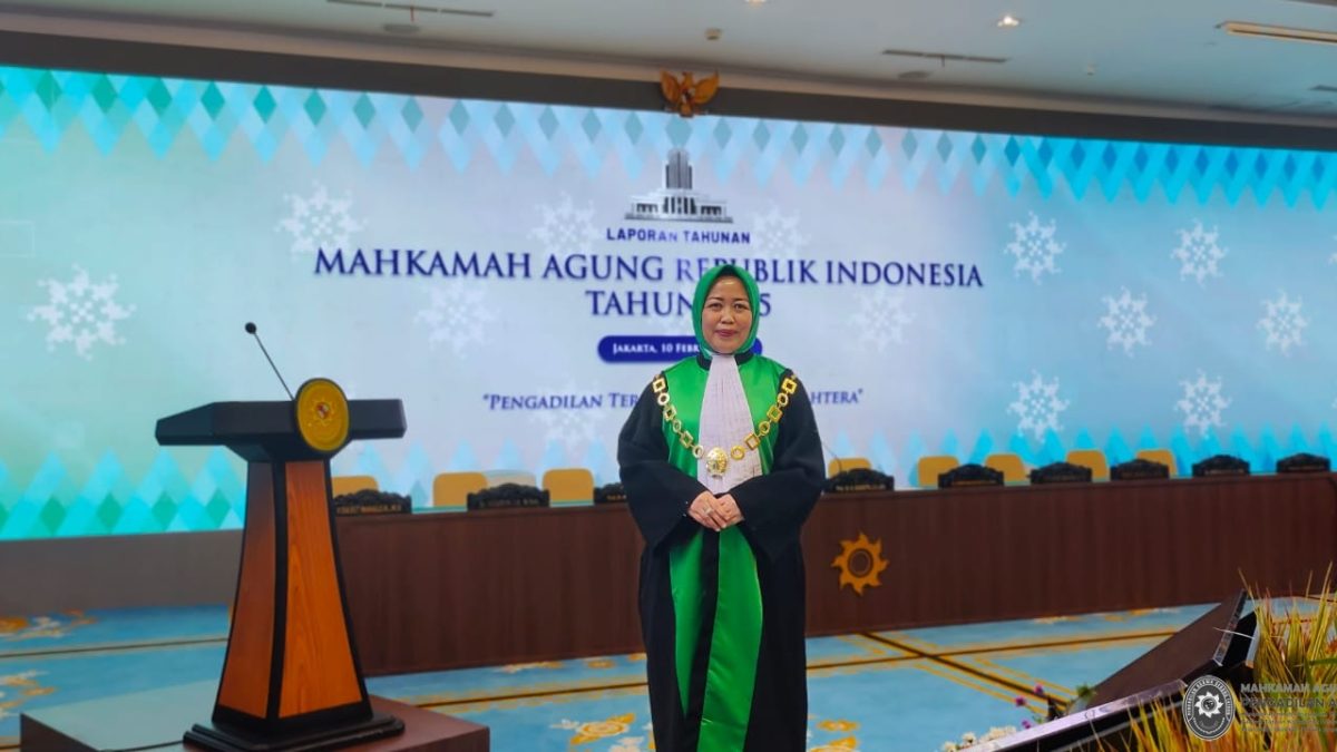 Dengan Integritas, Menuju Peradilan Berkualitas: Ketua PA Gedong Tataan Ikuti Laporan Tahunan MA RI