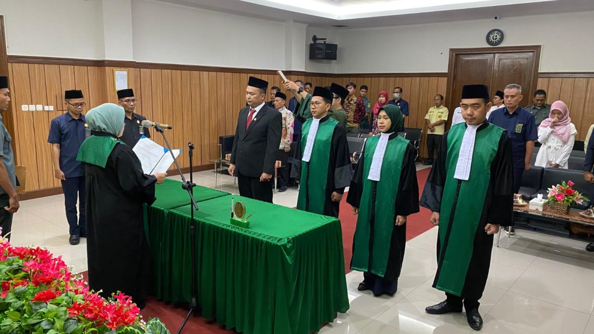 Gojali, S.H. Resmi Dilantik Sebagai Panitera Pengganti Pengadilan Agama Mesuji