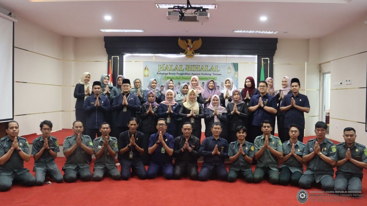Hangat dan Penuh Makna, Halal Bihalal PA Gedong Tataan Pererat Kebersamaan