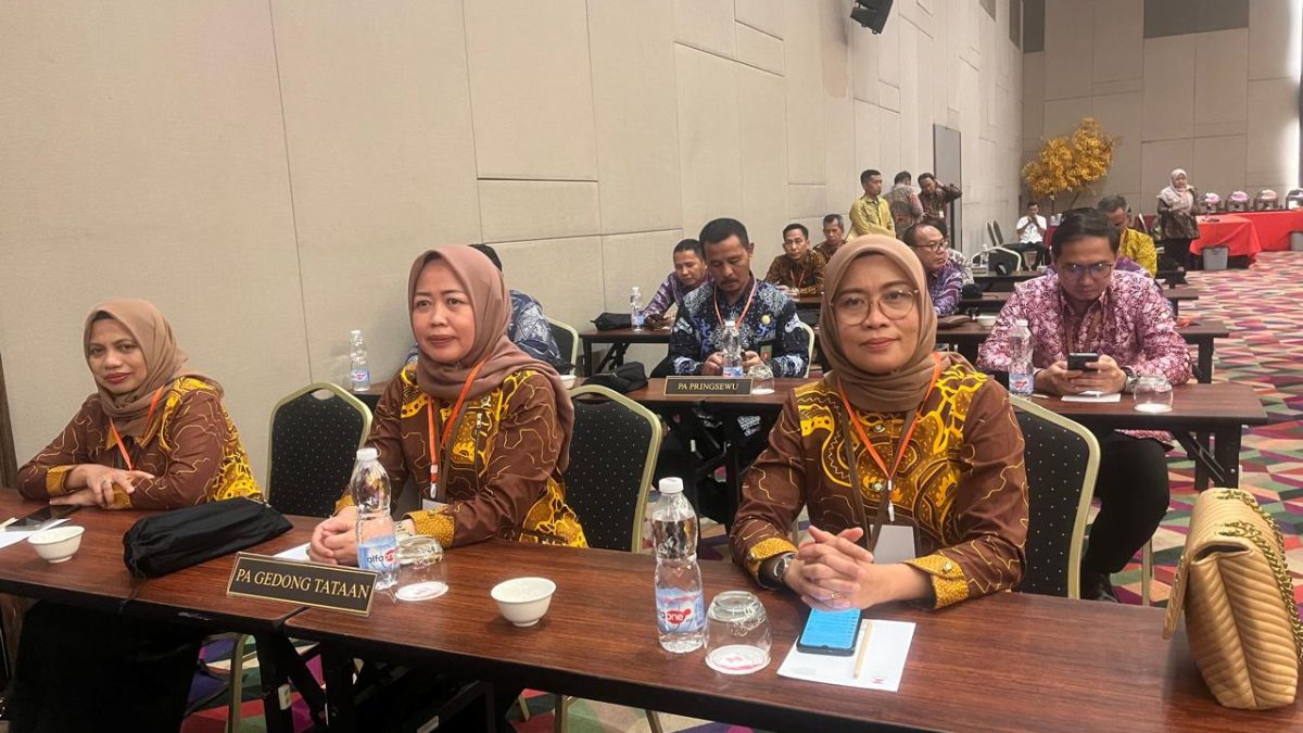 Integritas Sebagai Pondasi, PA Gedong Tataan Ikuti Pembinaan SDM Peradilan