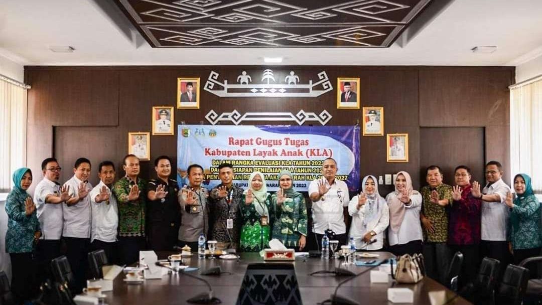 Ketua Pengadilan Agama Gedong Tataan Hadiri Rapat Gugus Tugas Kabupaten Layak Anak di Pesawaran