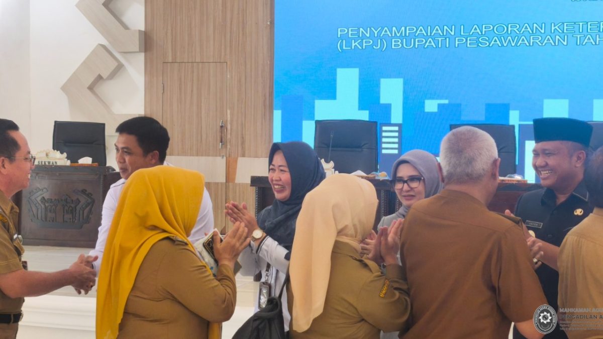 Pa Gedong tataan hadiri kegiatan RAPAT PARIPURNA DPRD KABUPATEN PESAWARAN