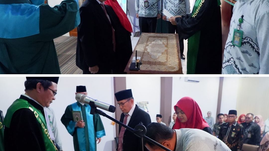 PA Gedong Tataan Hadiri Pelantikan Panitera Muda Gugatan Gunung Sugih