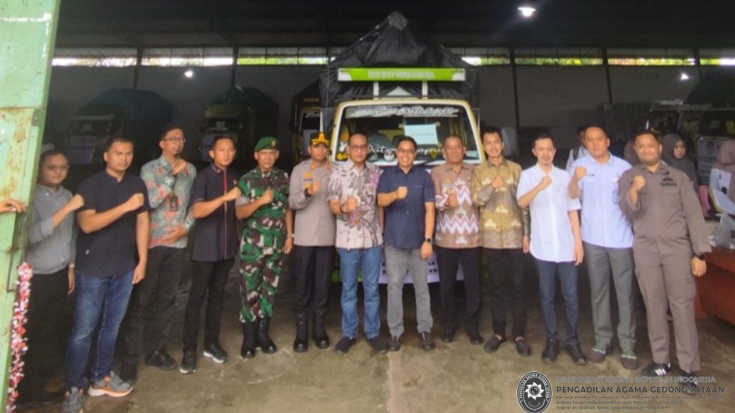 PA Gedong Tataan Hadiri Pendistribusian Logistik Kotak Suara - PSU 2024