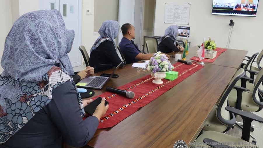 PA Gedong Tataan Ikuti Diskusi dalam Satu Jam Saja Lampung