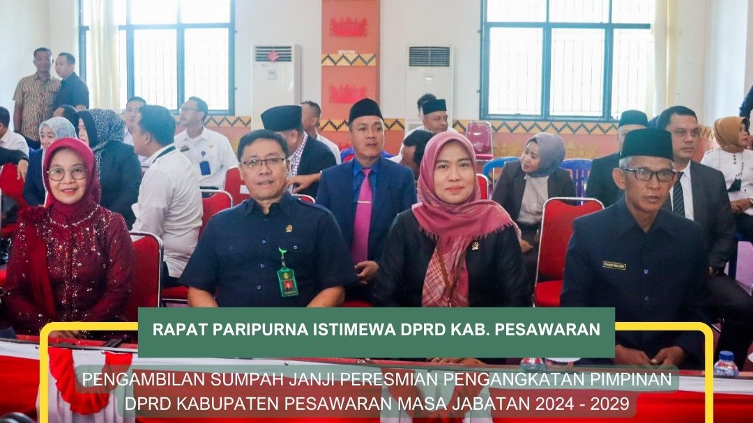 PA Gedong Tataan Ikuti Rapat Paripurna Istimewa DPRD Kabupaten Pesawaran
