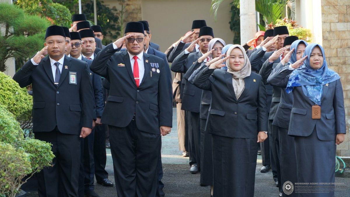 PA Gedong Tataan Ikuti Upacara HUT MA ke-79 di PTA Bandar Lampung
