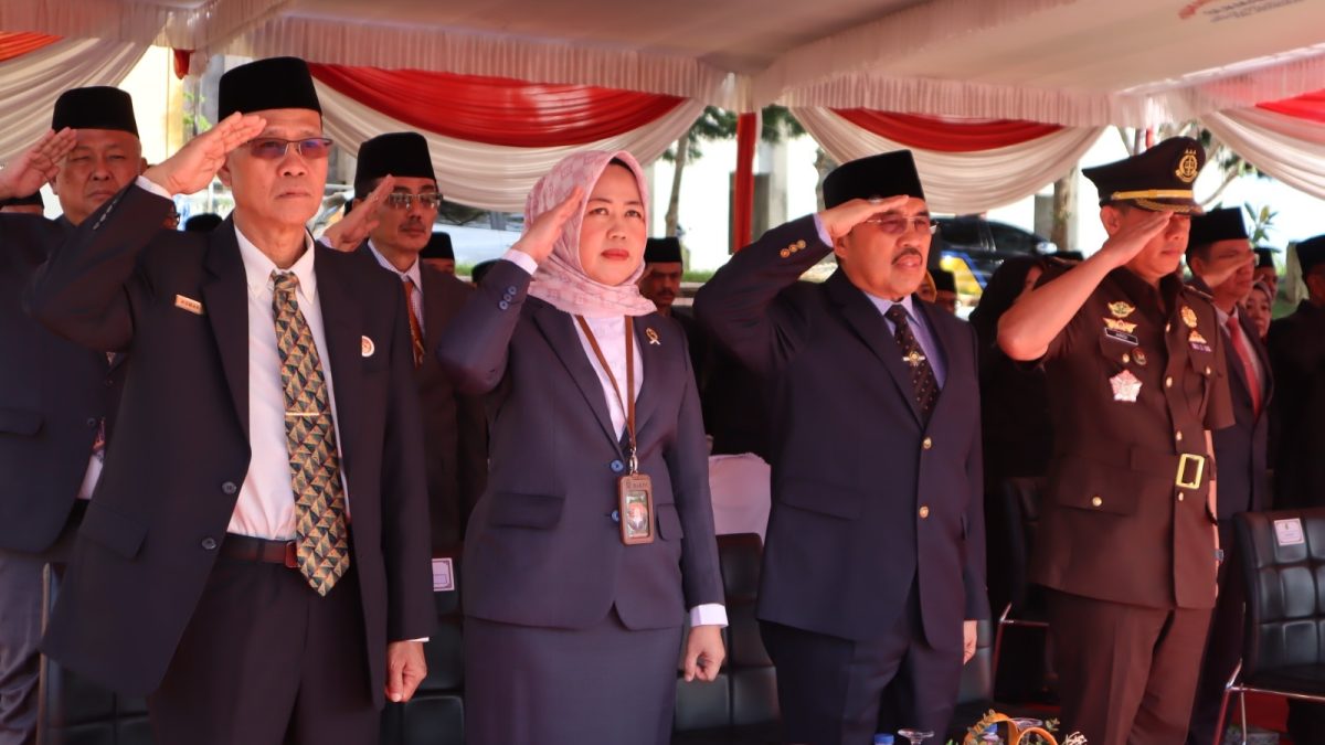 PA Gedong Tataan Ikuti Upacara Kelahiran Pancasila bersama Forkopimda