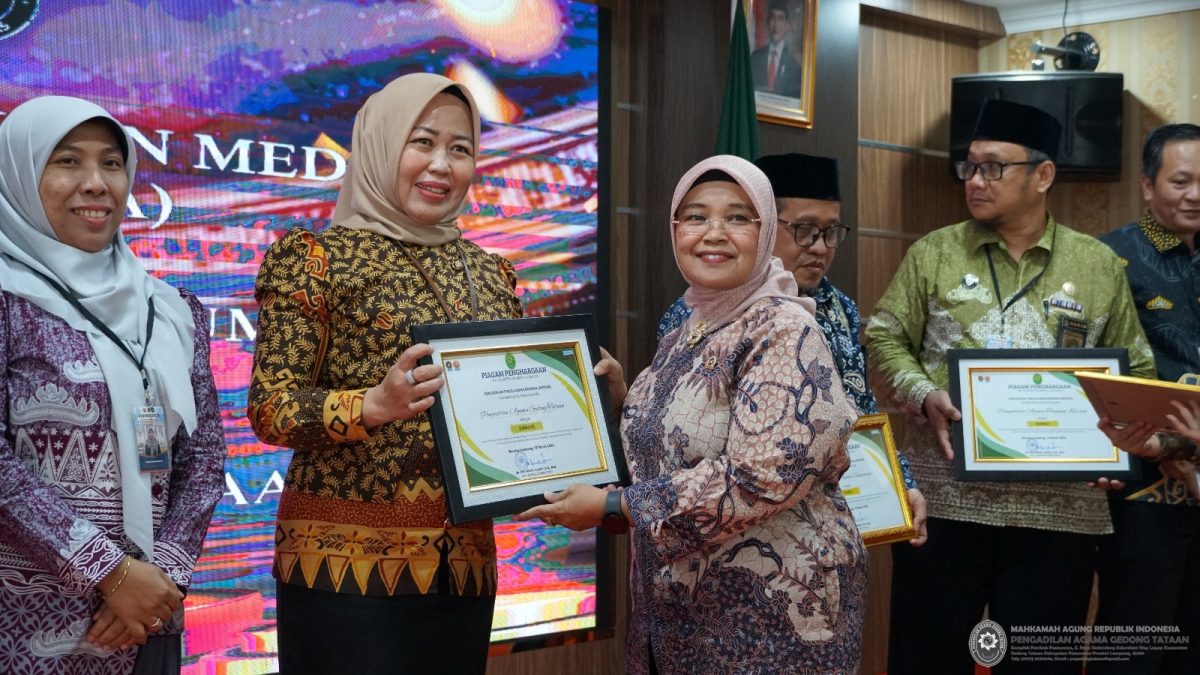 PA Gedong Tataan Raih Berbagai Penghargaan pada Rakorda PTA Bandar Lampung