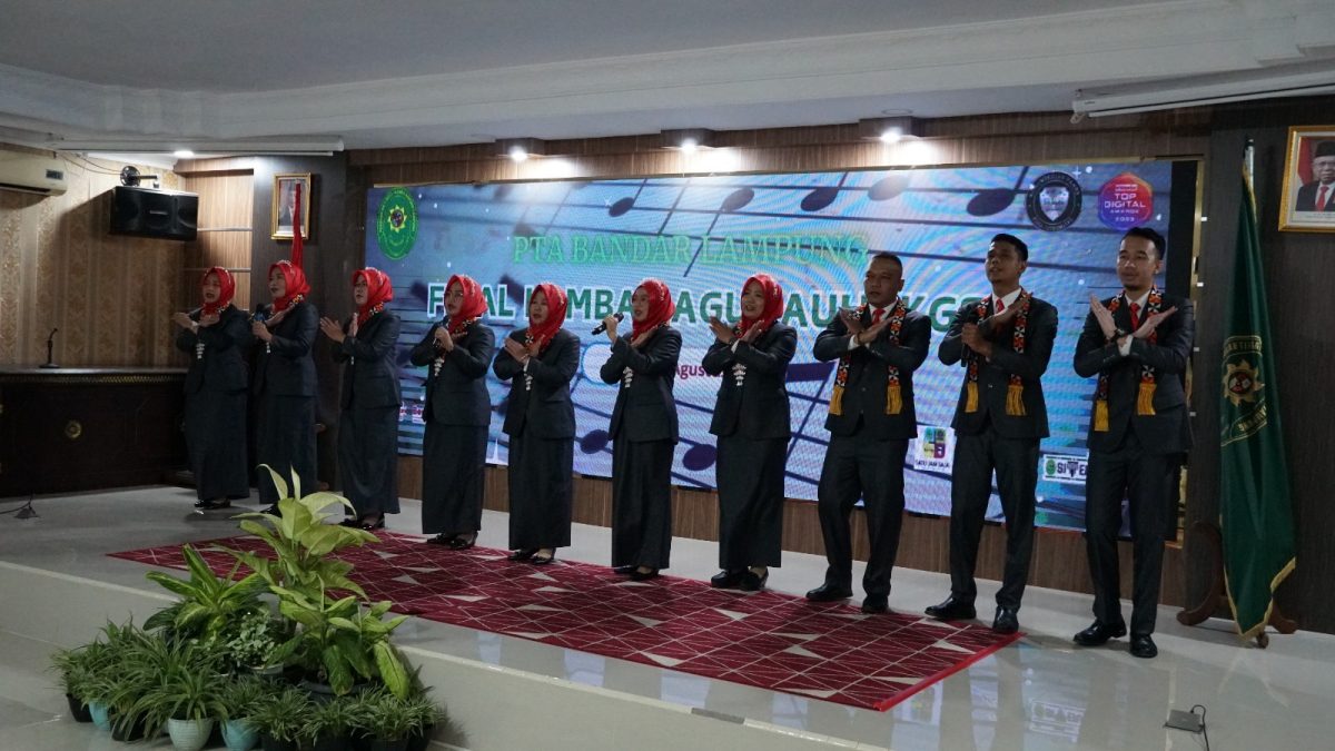 PA Gedong Tataan Raih Juara 2 Lomba Lagu Jauhi KGSP