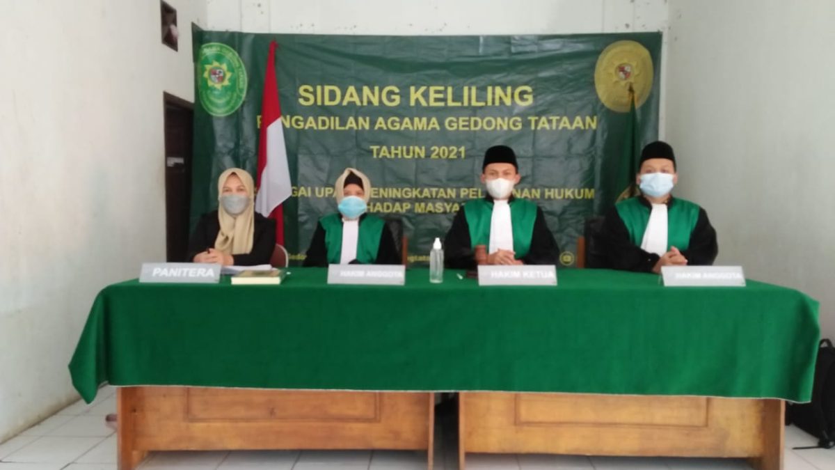 Pelaksanaan Sidang di Luar Gedung Pengadilan Agama Gedong Tataan
