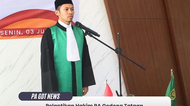 Pelantikan Hakim PA Gedong Tataan menjadi Hakim PA Wates