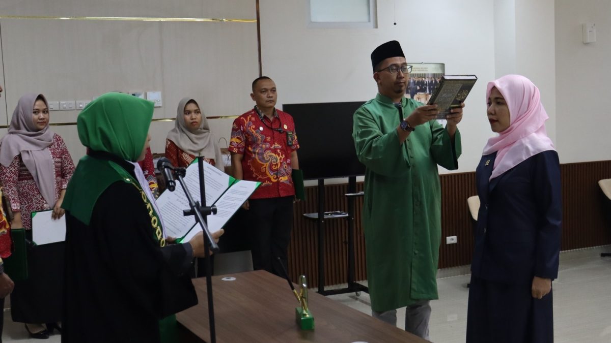 Pelantikan & Pengambilan Sumpah Jabatan Panitera uda Gugatan PA Gedong Tataan