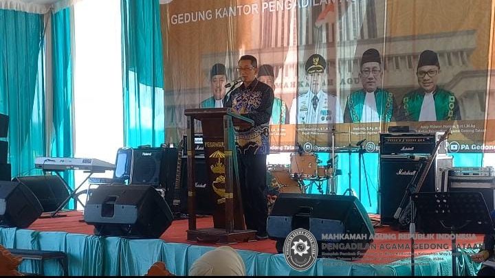 Peletakan Batu Pertama, Tandai Pembangunan Gedung PA Gedong Tataan