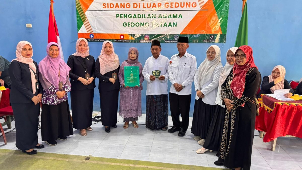 Pengadilan Agama Gedong Tataan Laksanakan Isbat Nikah Masal di Kecamatan Marga Punduh