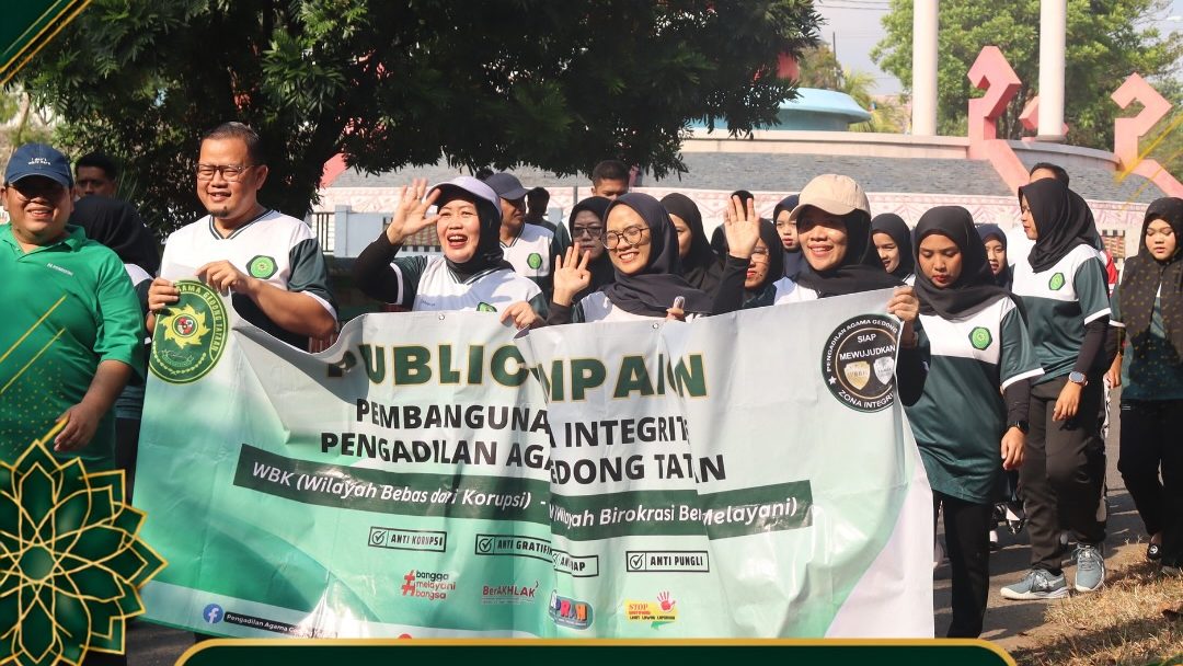 Pengadilan Agama (PA) Gedong Tataan menggelar aksi Public Campaign
