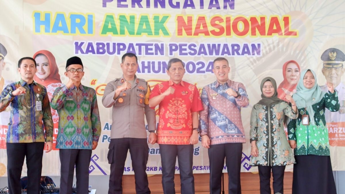 Peringatan Hari Anak Nasional Kabupaten Pesawaran Tahun 2024
