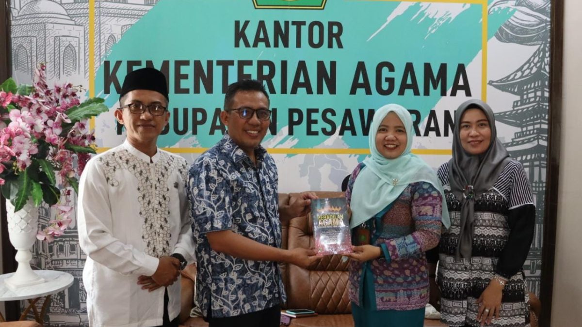 Perkuat Sinergisitas Ketua Pengadilan Agama Gedong Tataan jalin silaturahmi dengan Kemenag Kab. Pesawaran