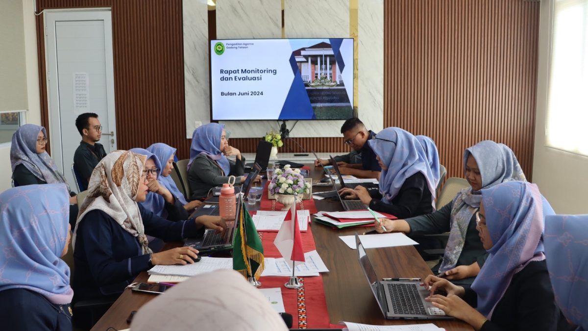 Rapat Monitoring dan Evaluasi Bulan Juni 2024