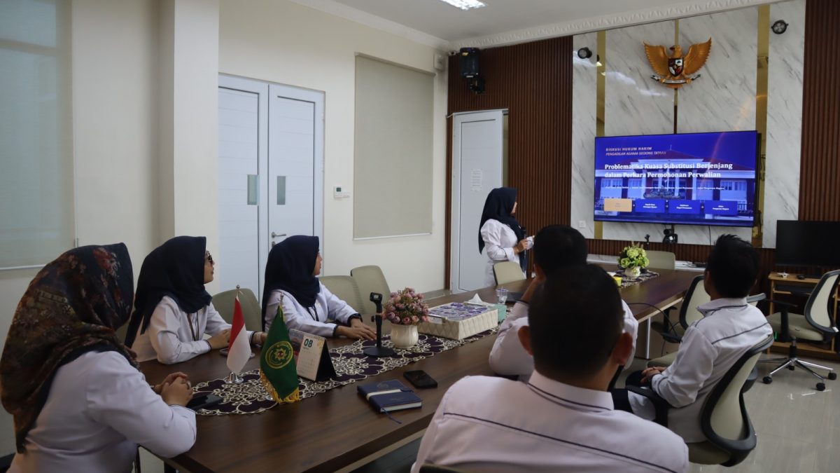 REDAKSI: Agenda Rutin PA Gedong Tataan dalam Meningkatkan Kompetensi dan Profesionalisme Hakim