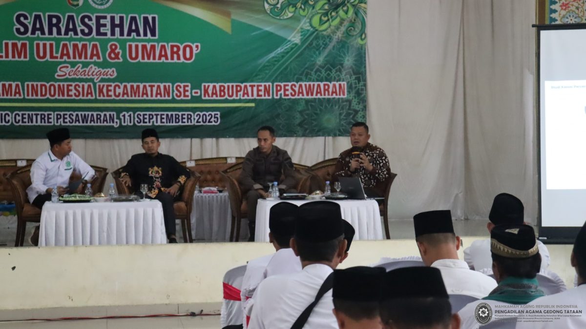 Sarasehan Ulama-Umaro di Pesawaran: Wakil Ketua PA Gedong Tataan Ajak Perkuat Ketahanan Keluarga