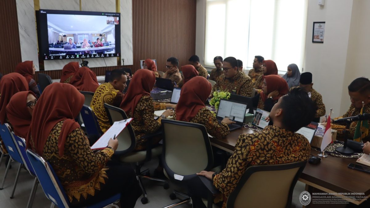 Selaraskan IKU Baru, PA Gedong Tataan Ikuti Pendampingan SKP Triwulan IV dan Tahunan 2025