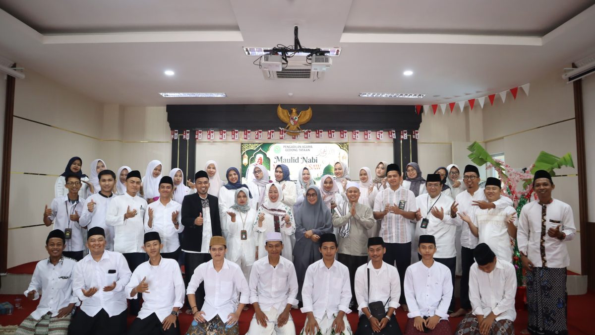 Semarak Maulid Nabi 1448 H, PA Gedong Tataan Tanamkan Nilai Kejujuran, Amanah, dan Integritas dalam Etos Kerja
