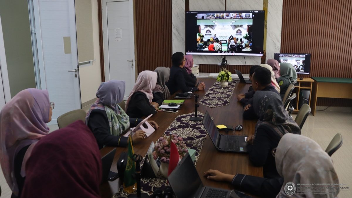 Silaturahmi Virtual, PA Gedong Tataan Ikuti Halal Bihalal PA Se-Indonesia