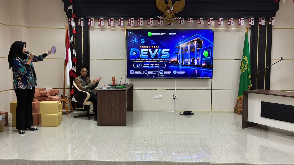 Tak Perlu Selalu Datang ke Kantor, PA Gedong Tataan Hadirkan Inovasi DEViS!