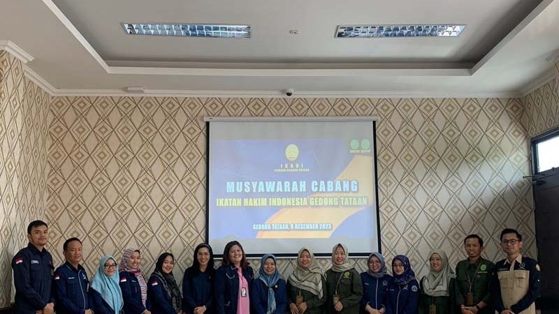 Tingkatkan Soliditas Hakim, PC IKAHI Cabang Gedong Tataan Selenggarakan Musyawarah Cabang Tahun 2023