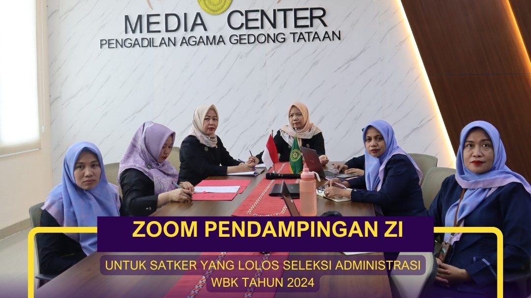 Zoom Pendampingan Zona Integritas